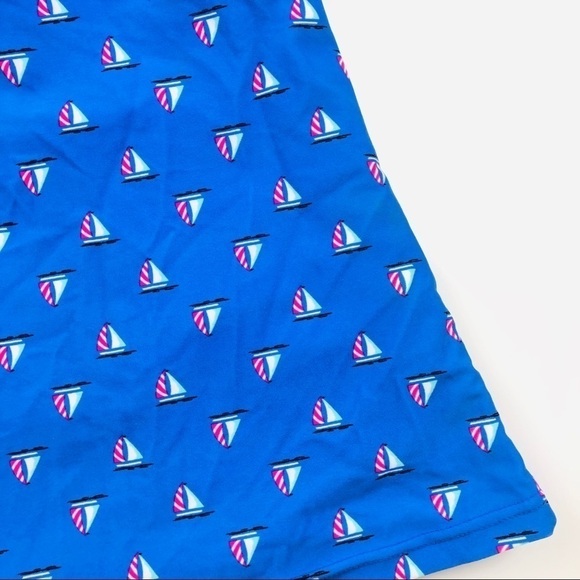 Craft & Barrel Sail boat print Tankini Top - Picture 3 of 8